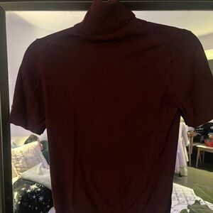 Zara Burgundy Turtleneck Sweater ~ Size M